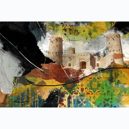 Fortress Fantasia Arabian heritage wall decor by Shehzad Afzaal