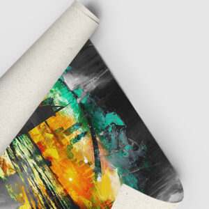 Custom Wall Art Dubai Canvas Print Detail