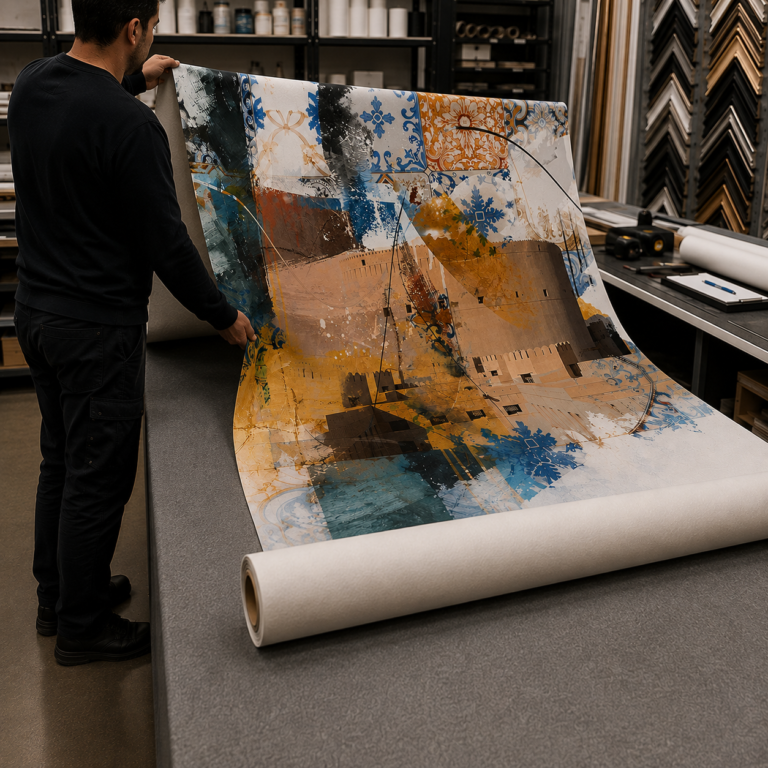 Choosing the right size for large wall art in Dubai